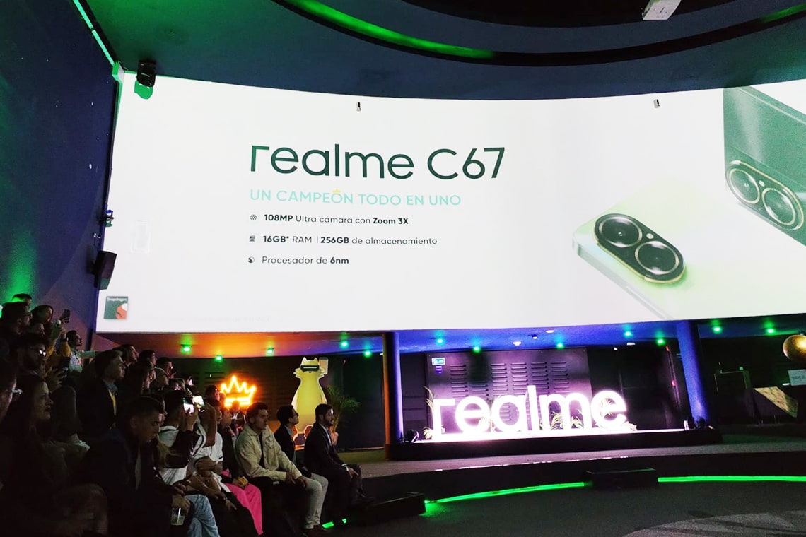 Realme C67 8/256GB Black Rock Libre