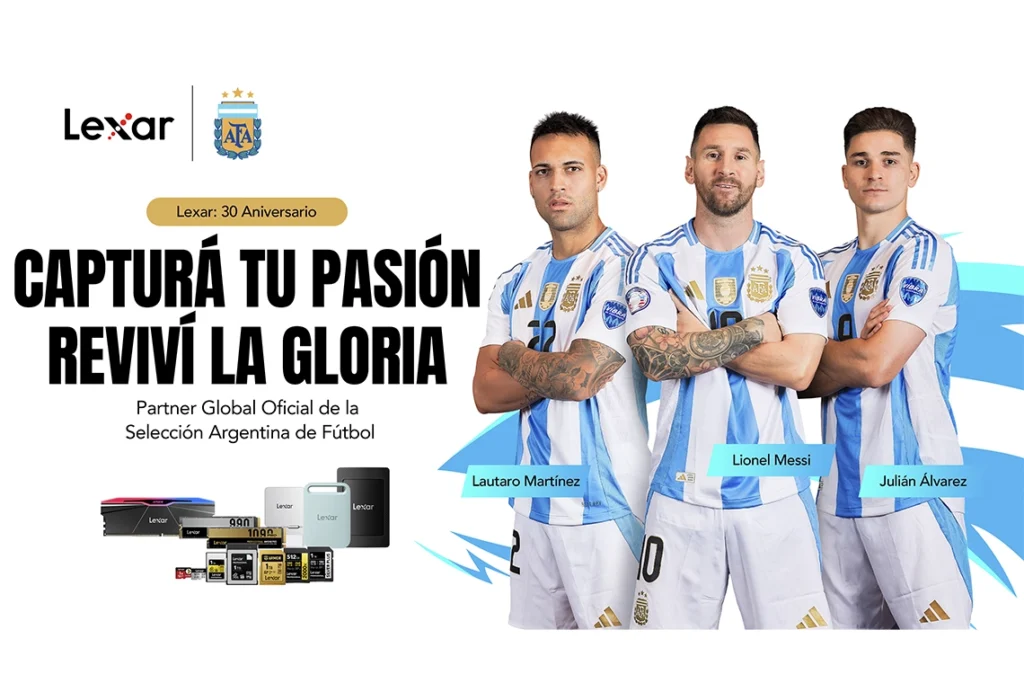Lexar y la Selección Argentina de Fútbol