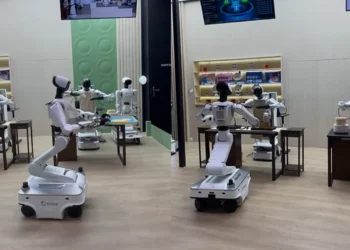 restaurante de robots