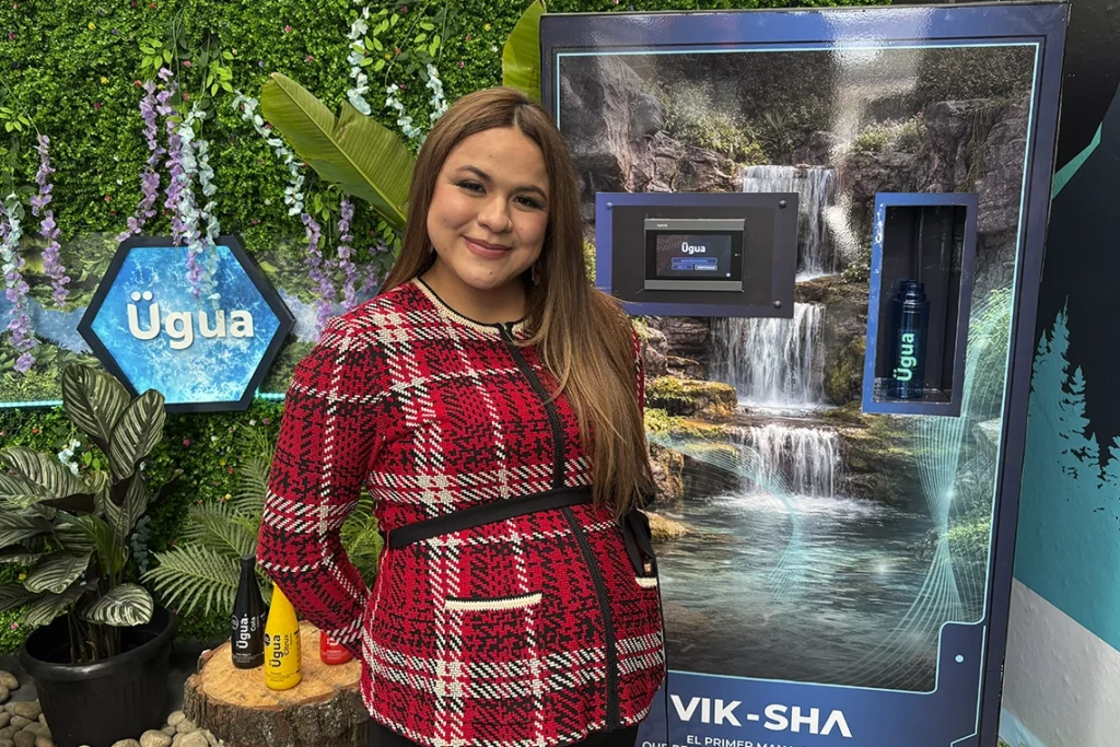 agua de manantial recreada