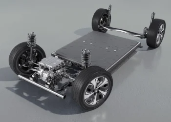 batería de un carro eléctrico